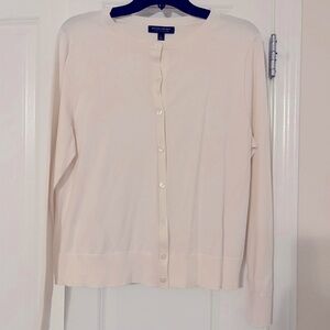 Banana Republic Ivory / cream cardigan size L